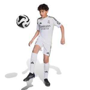 ADI JR REAL 25-26 HOME SHORT WHITE