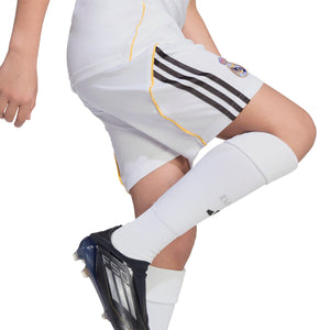 ADI JR REAL 25-26 HOME SHORT WHITE