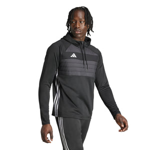 ADI TIRO 25 ESSENTIALS WINTER TOP  BLACK/WHITE
