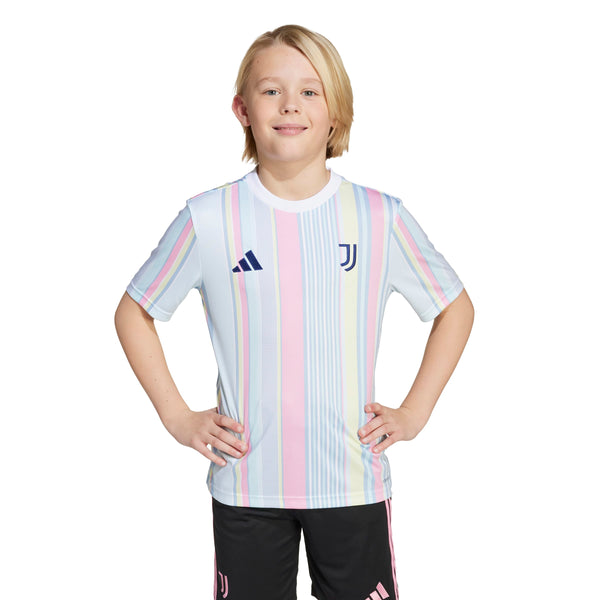ADI JR JUVE 25-26 PRE-MATCH JERSEY WHITE/MULTICOLOR