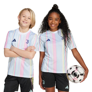 ADI JR JUVE 25-26 PRE-MATCH JERSEY WHITE/MULTICOLOR