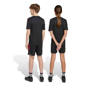 ADI JR AJAX 25-26 TR SHORT BLACK/BOLD RED