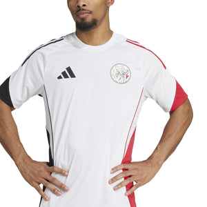 ADI AJAX 25-26 TR JERSEY WHITE/BLACK/BOLD RED