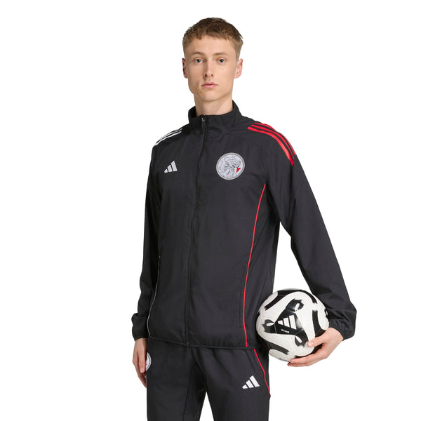ADI AJAX 25-26 PRESENTATION JACKET BLACK/BOLD RED