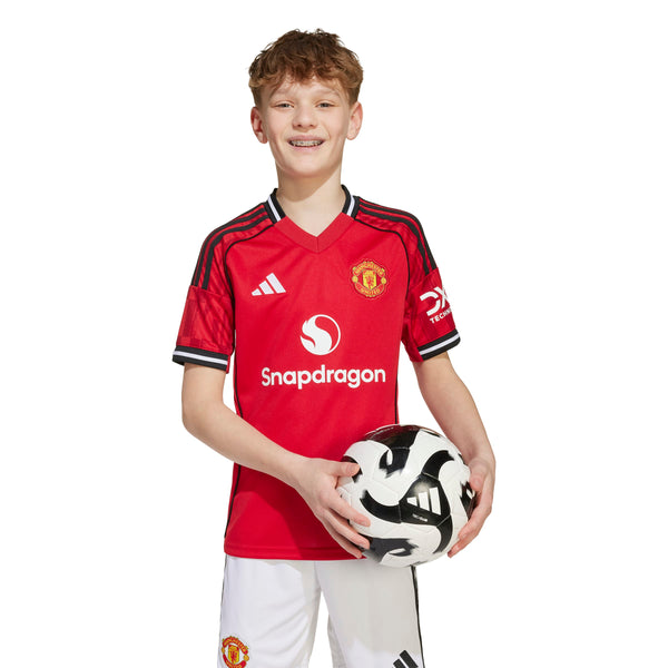 ADI JR MAN U 25-26 HOME JERSEY MUFC RED/WHITE