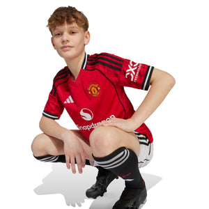 ADI JR MAN U 25-26 HOME JERSEY MUFC RED/WHITE