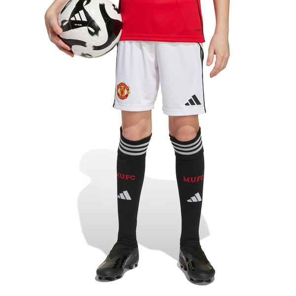 ADI JR MAN U 25-26 HOME SHORT WHITE