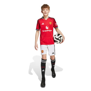 ADI JR MAN U 25-26 HOME SHORT WHITE