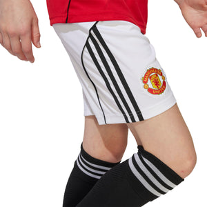ADI JR MAN U 25-26 HOME SHORT WHITE