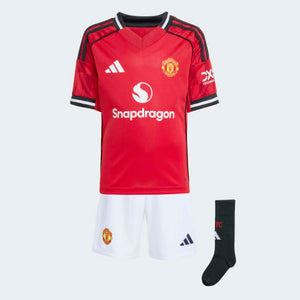ADI JR MAN U 25-26 HOME MINIKIT MUFC RED/WHITE