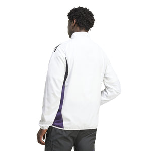 ADI MAN U 25-26  PRESENTATION JACKET WHITE/AURORA PLUM