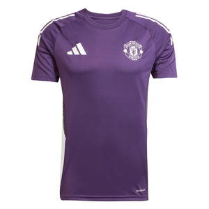 ADI MAN U 25-26 TR JERSEY AURORA PLUM/WHITE