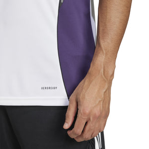 ADI MAN U 25-26 TR JERSEY WHITE/AURORA PLUM