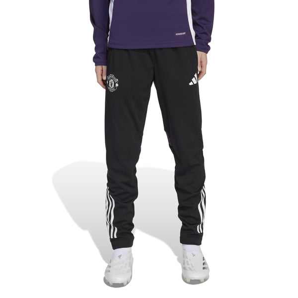 ADI JR MAN U 25-26 TR PANT BLACK/AURORA PLUM