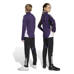 ADI JR MAN U 25-26 TR PANT BLACK/AURORA PLUM