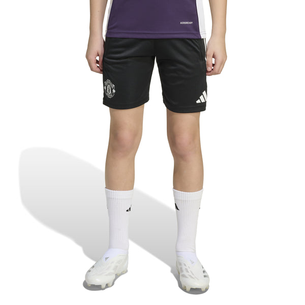 ADI JR MAN U 25-26 TR SHORT BLACK/AURORA PLUM