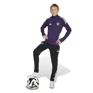 ADI JR MAN U 25-26 TR TOP AURORA PLUM/WHITE