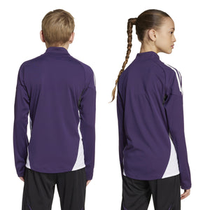 ADI JR MAN U 25-26 TR TOP AURORA PLUM/WHITE