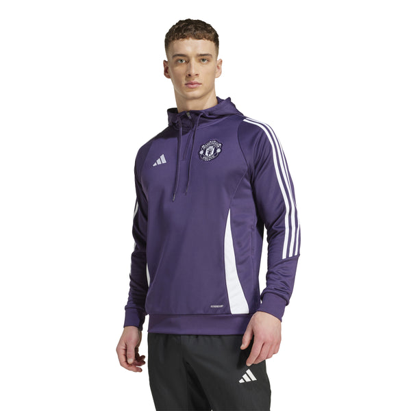 ADI MAN U 25-26 TR HOODY AURORA PLUM/WHITE