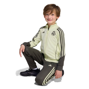 ADI JR REAL 25-26 INF TRACKSUIT ALMOST LIME/UTILITY GREY