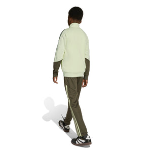 ADI JR REAL 25-26 TRACKSUIT ALMOST LIME/UTILITY GREY