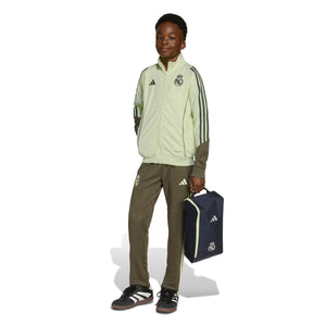 ADI JR REAL 25-26 TRACKSUIT ALMOST LIME/UTILITY GREY