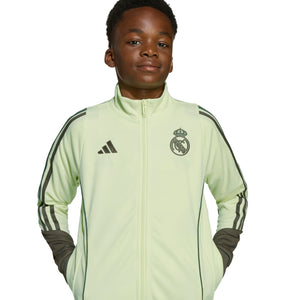 ADI JR REAL 25-26 TRACKSUIT ALMOST LIME/UTILITY GREY