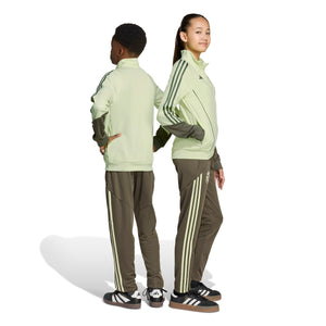 ADI JR REAL 25-26 TRACKSUIT ALMOST LIME/UTILITY GREY