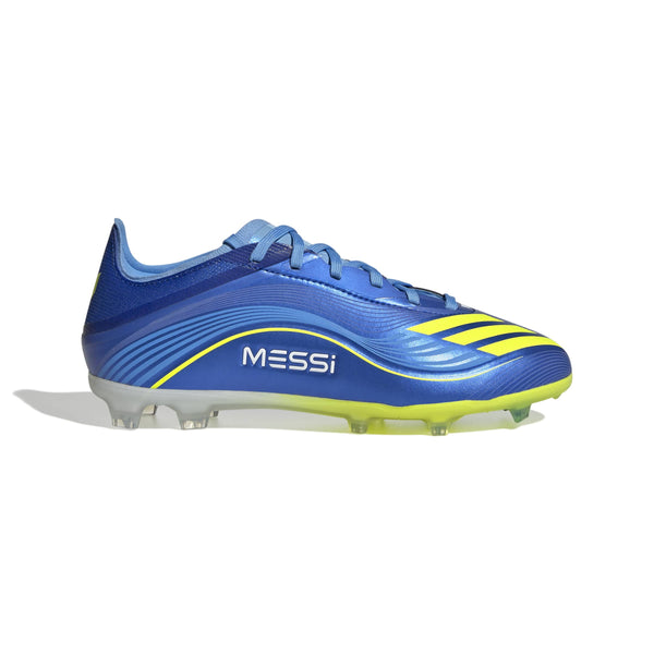 ADI JR F50 ELITE FG MESSI ROYAL BLUE/SOLAR YELLOW