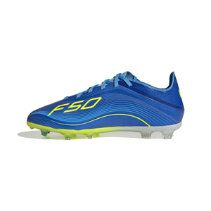 ADI JR F50 ELITE FG MESSI ROYAL BLUE/SOLAR YELLOW