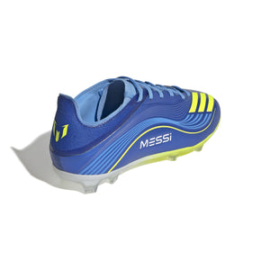 ADI JR F50 ELITE FG MESSI ROYAL BLUE/SOLAR YELLOW