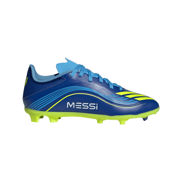 ADI JR F50 LEAGUE FG MESSI ROYAL BLUE/SOLAR YELLOW
