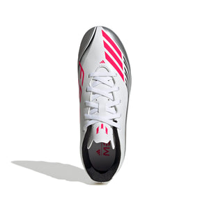 ADI JR F50 CLUB FG MESSI SILVER/LUCID RED