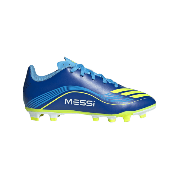 ADI JR F50 CLUB FG MESSI ROYAL BLUE/SOLAR YELLOW