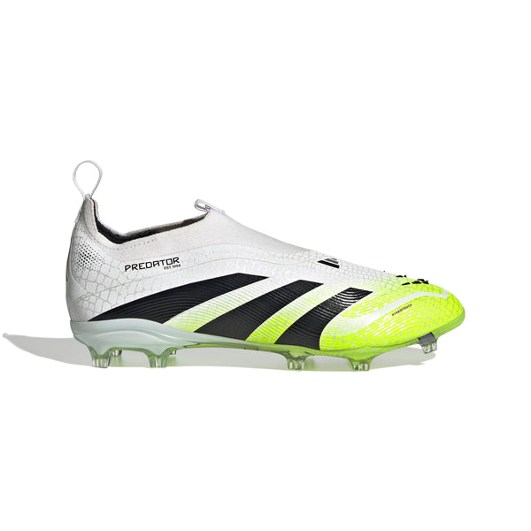 ADI JR PREDATOR ELITE LL FG WHITE/BLACK/LUCID LEMON