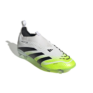 ADI JR PREDATOR ELITE LL FG WHITE/BLACK/LUCID LEMON