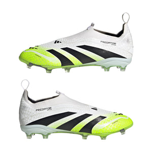 ADI JR PREDATOR ELITE LL FG WHITE/BLACK/LUCID LEMON