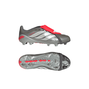 ADI JR PREDATOR LEAGUE FT FG IRON/WHITE/LUCID RED