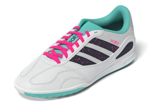 ADI JR SUPER SALA lll WHITE/FLASH AQUA