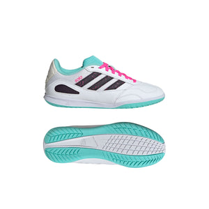 ADI JR SUPER SALA lll WHITE/FLASH AQUA