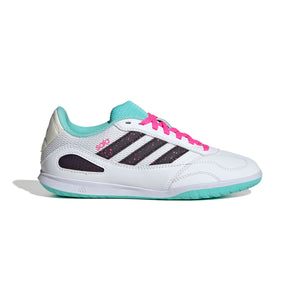 ADI JR SUPER SALA lll WHITE/FLASH AQUA