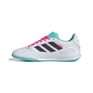 ADI JR SUPER SALA lll WHITE/FLASH AQUA