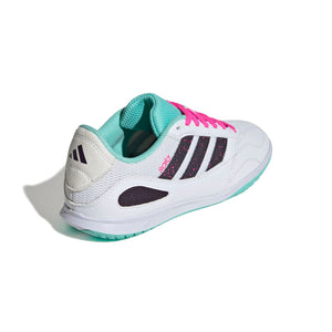 ADI JR SUPER SALA lll WHITE/FLASH AQUA