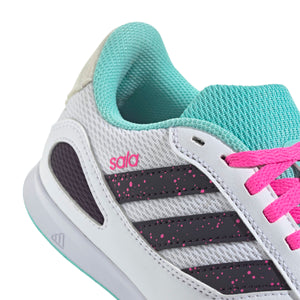 ADI JR SUPER SALA lll WHITE/FLASH AQUA
