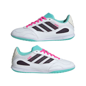 ADI JR SUPER SALA lll WHITE/FLASH AQUA
