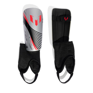 ADI JR MESSI SHINGUARD MATCH SILVER/LUCID RED