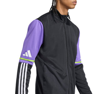 ADI SQUADRA25 TRACK JACKET BLACK/PURPLE RUSH