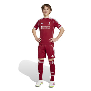 ADI JR LIVERPOOL 25-26 HOME SHORT STRAWBERRY RED