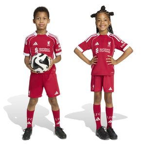 ADI JR LIVERPOOL 25-26 HOME MINIKIT STRAWBERRY RED