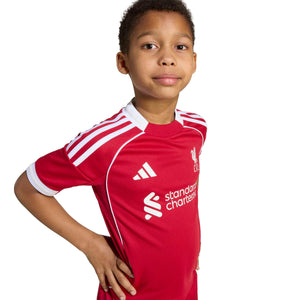ADI JR LIVERPOOL 25-26 HOME MINIKIT STRAWBERRY RED